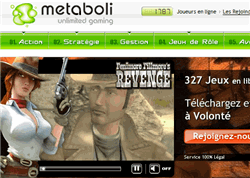 metaboli, un vendeur de jeux en téléchargement