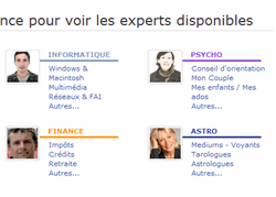 des experts accessibles en ligne
