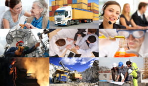 découvrez, l'évolution des effectifs salariés dans 30 grands secteurs