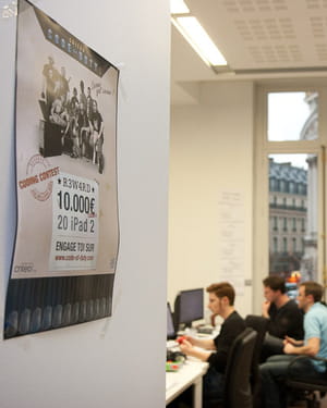 chez criteo, c'est par le jeu vidéo code of duty que l'on cherche à recruter.
