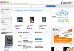 le site français d'ebay s'adosse à la même architecture que son grand frère