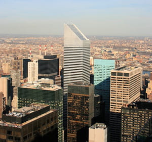 le siège de citigroup, à new york.