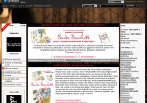 le blog 'on lit plus fort' de gallimard, hébergé sur la plate-forme skyblog