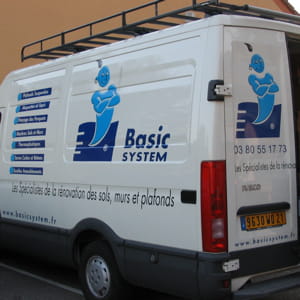 un camion du réseau basic system.