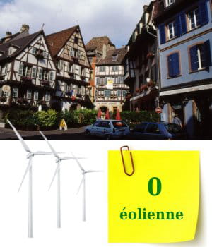 la région alsace ne possède pas encore d'éoliennes.