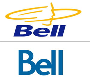 en haut : l'ancien logo, en bas : le nouveau.