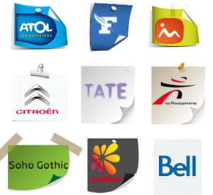 le journal du net a analysé les principales tendances en matière de logos.