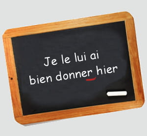 pensez à utiliser les verbes du troisième groupe.