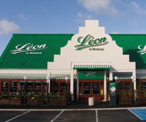 un restaurant léon de bruxelles, à evry.