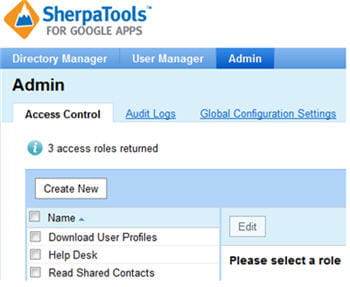 comme okta, sherpatools dispose de fonctions de gestion des accès.