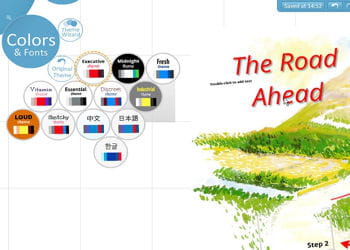 prezi inaugure la présentation graphique basée sur le concept de chemin
