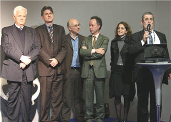 le jury du label intranet territorial 2008 était composé (de g. à d.) de mm.rené