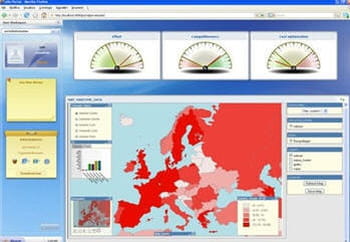 face aux ténors du marché que sont microsoft, sap-bo, ibm-cognos et