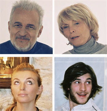 les quatre acteurs de la publicité.