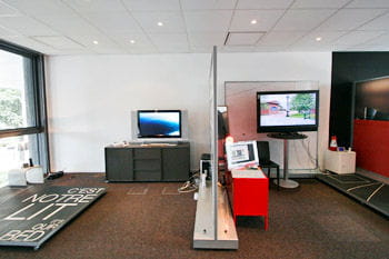le show room à l'intérieur du technocentre