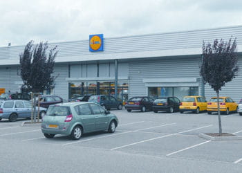 un magasin lidl.