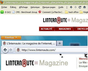 une interface différente par défaut selon l'os utilisé: en haut l'installation
