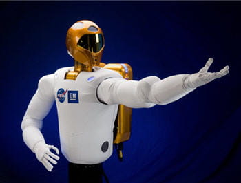 image fournie par le service de presse en ligne de la nasa, illustrant le robot