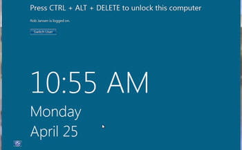 copie d'écran de la page d'accueil de windows 8 pré-béta