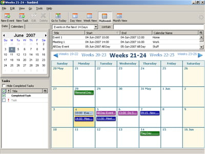 sunbird est une version autonome de l'agenda de mozilla