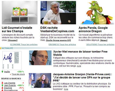 fidèle à sa tradition, le jdn a réalisé une homepage spéciale poissons d'avril.