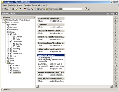 opengroupware sous outlook