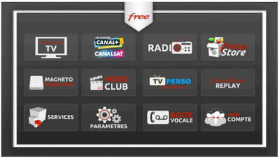 interface freebox tv