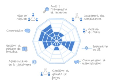 la matrice fonctionnelle de yammer.
