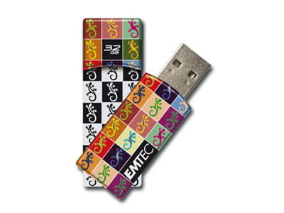 clé usb branchée