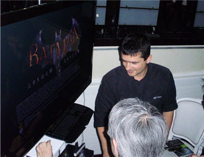 on a pu voir le dernier jeu batman, en full hd et en 3d, sur un téléviseur