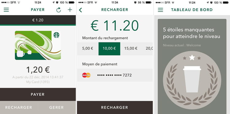 captures app starbucks france