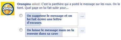 la réponse d'orangina.
