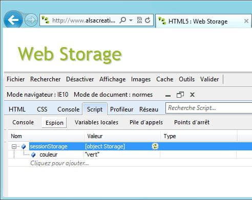 ie10 webstorage