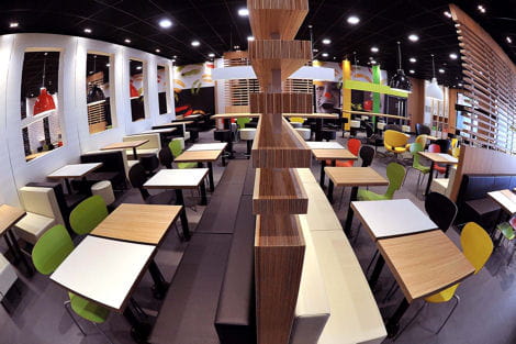 mcdonald interieur