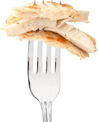 le poulet beyond meat surprend par sa ressemblance au vrai.