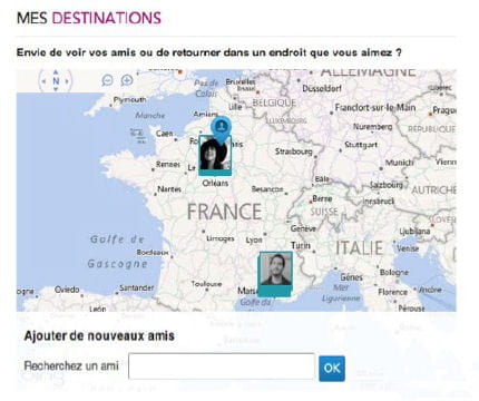 mes destinations