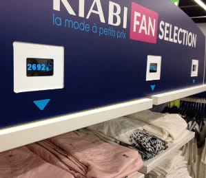 zone 'kiabi fan selection' expérimentée début mars