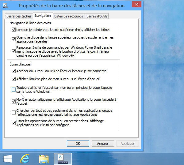 comment avoir un bureau windows 7 sous windows 8