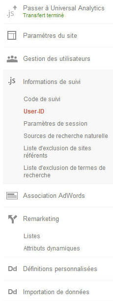 new ua fonctionnalités