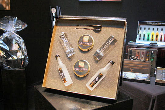 Un assortiment de caviar des plus chic