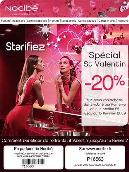 la campagne saint-valentin de nocibé