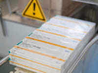 des boîtes de tamiflu.