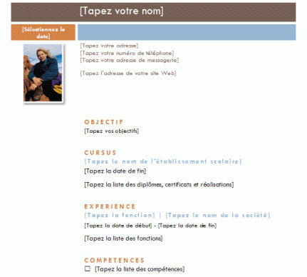 Modele Cv Coloré resume format meilleur mod 232 le de curriculum vitae Modele Cv Coloré resume format meilleur mod 232 le de curriculum vitae