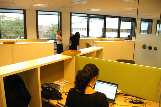 Des bureaux ouverts