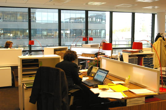 La direction générale en open space