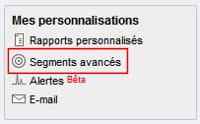 les segments avancés