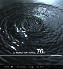l'expérience orchestrée par monsieur white (nextidea) pour le parfum force de
