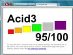cette première beta publique enregistre 95% au test acid3.