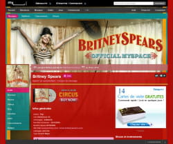 britney spears n'a pas alimenté son profil myspace depuis le 9 juin 2010.