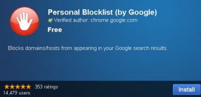 la nouvelle extension de google chrome contre le spam.